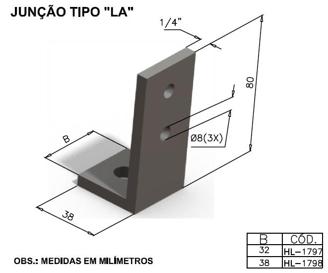 Junção tipo LA