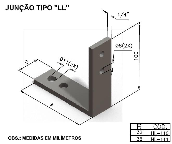 Junção tipo LL