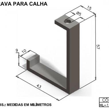 Trava para calha