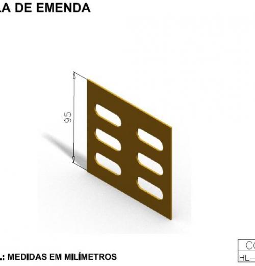CALHAS FIBRA ÓPTICA - TALA DE EMENDA